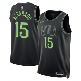 Maillot Basket Homme New Orleans Pelicans Jose Alvarado 2023-24 Nike City Edition Bleu Swingman